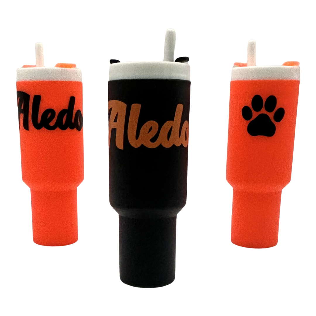 Aledo Tumbler Cup Keychain Chapstick Holder