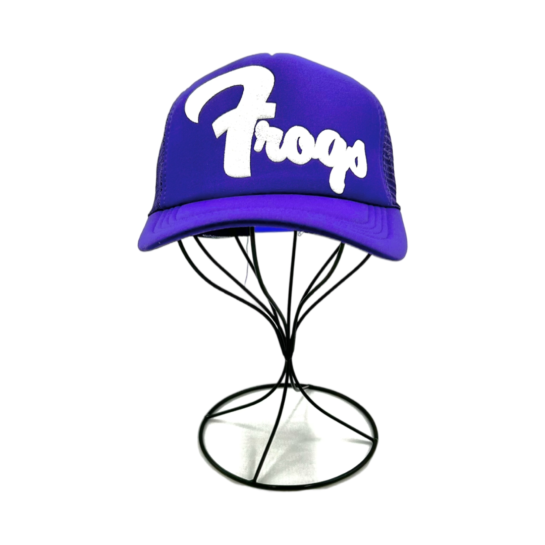 TCU Puff Vinyl Frogs Trucker Hat