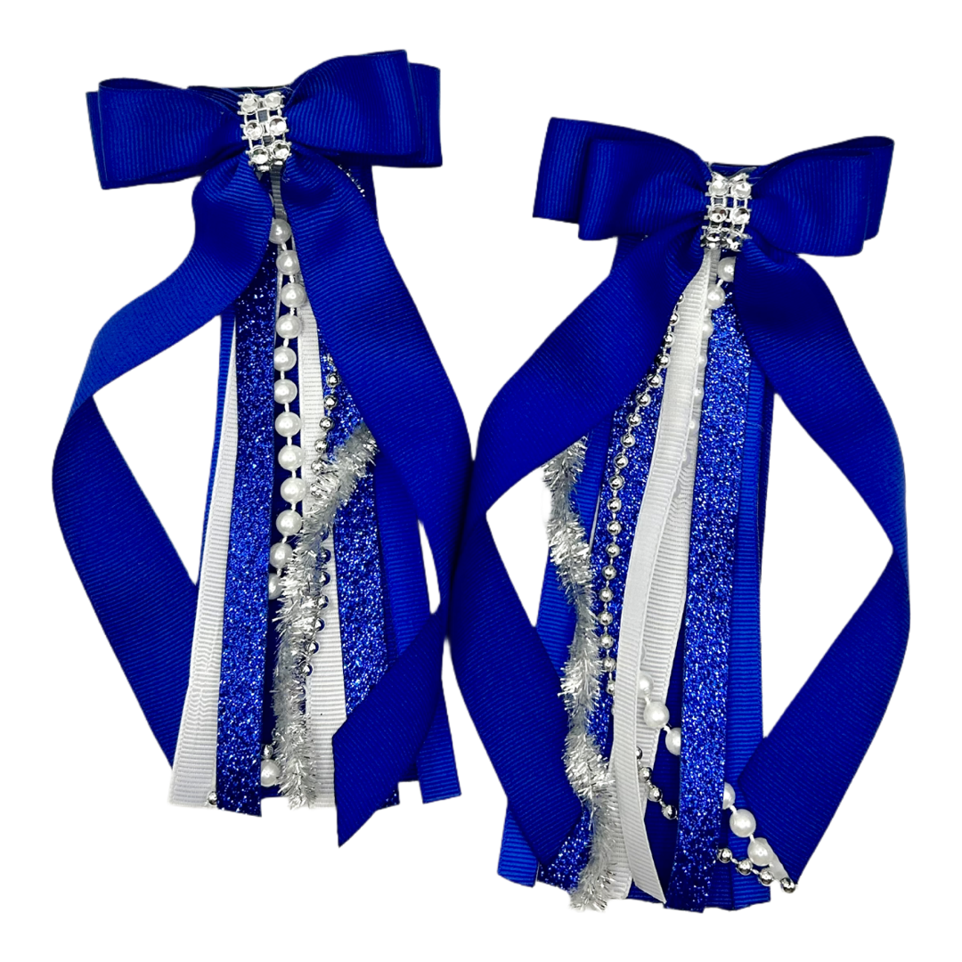Boot Bows- Blue