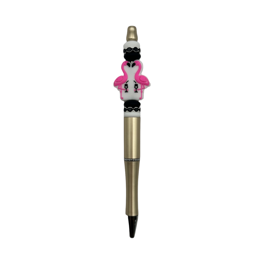 Focal Bead Pen- Wine Flamingo