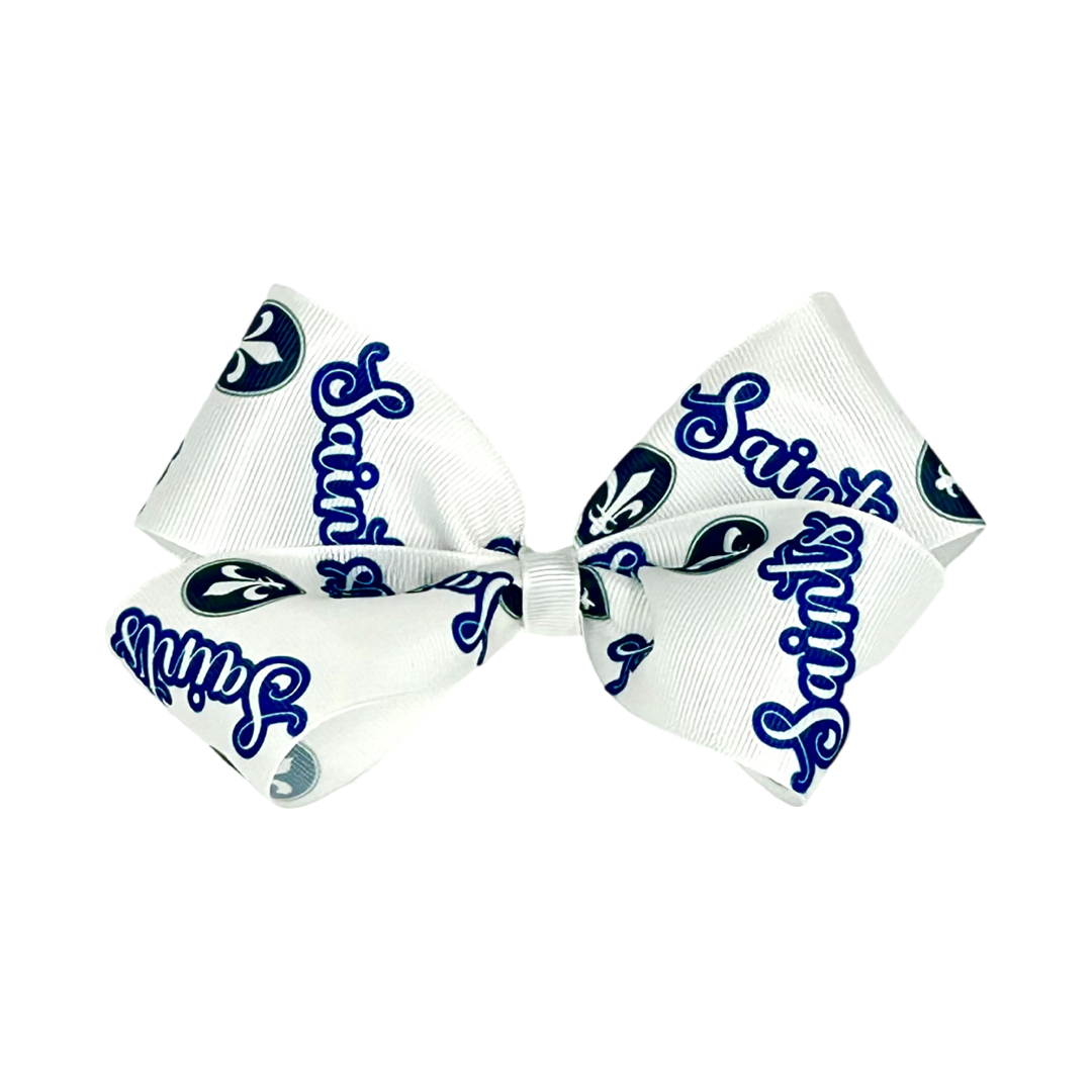 All Saints Small School Spirit Hair Bow