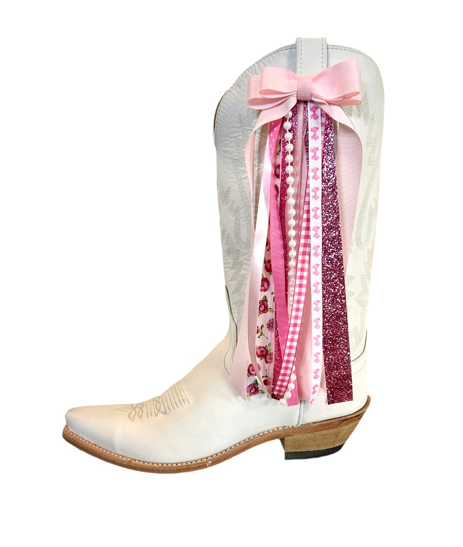 Boot Bows- Love Shack Fancy Pink