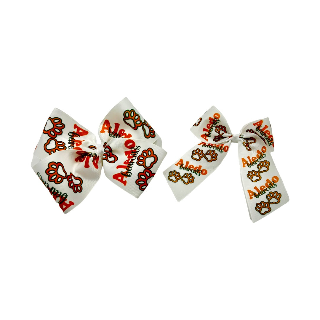 Aledo School Spirit Hair Bow