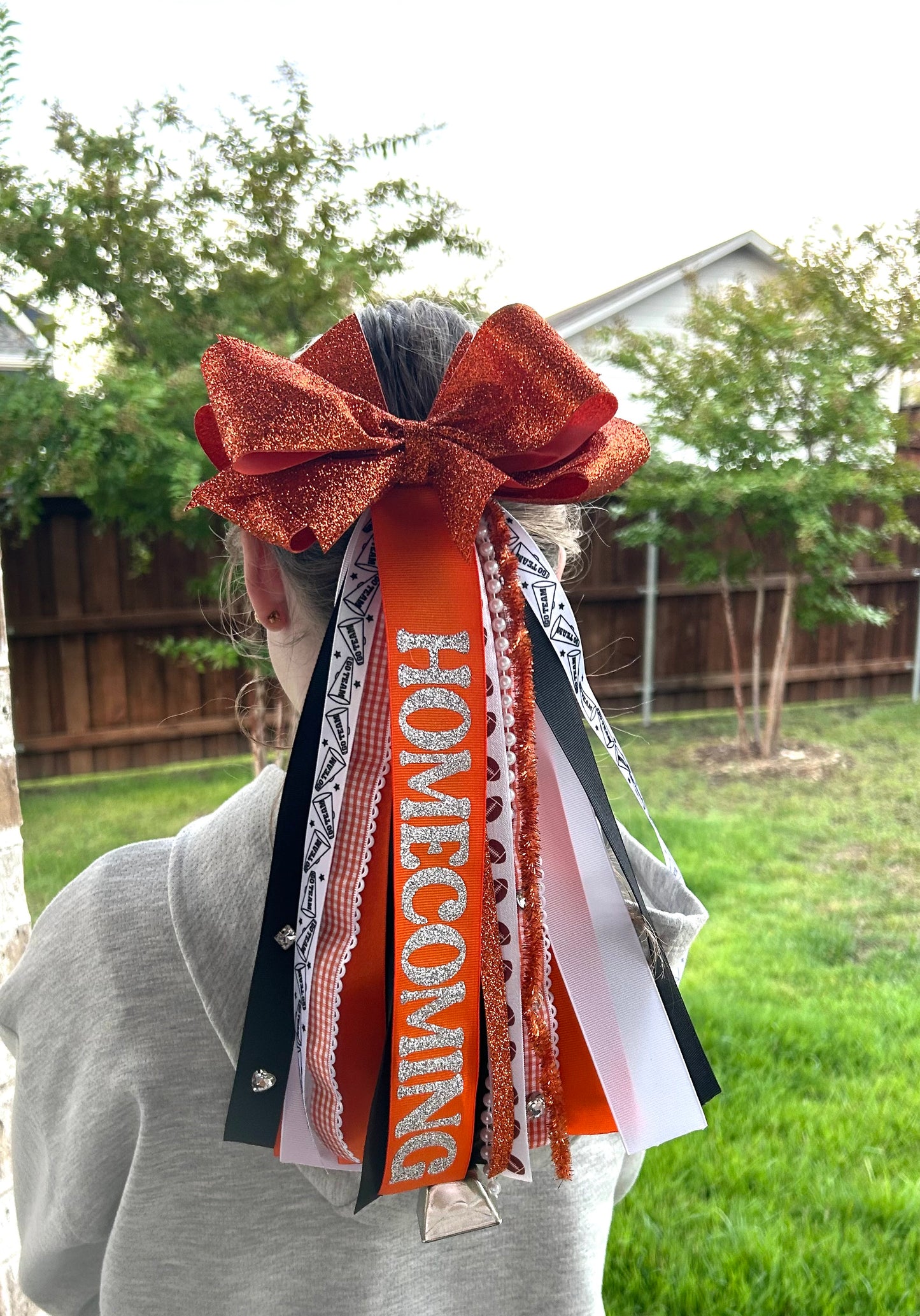 Aledo Bearcats Homecoming Mum Bow