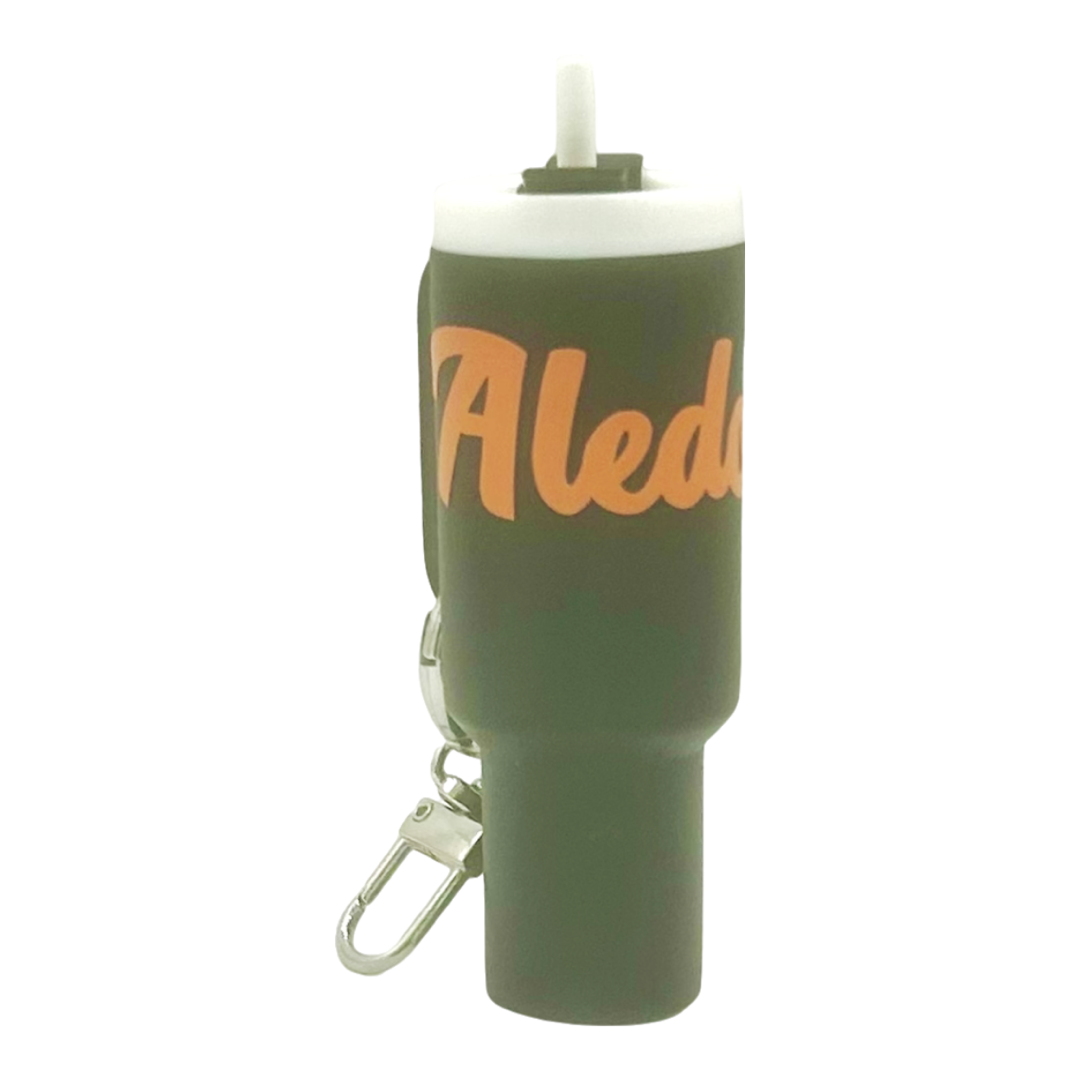 Aledo Tumbler Cup Keychain Chapstick Holder