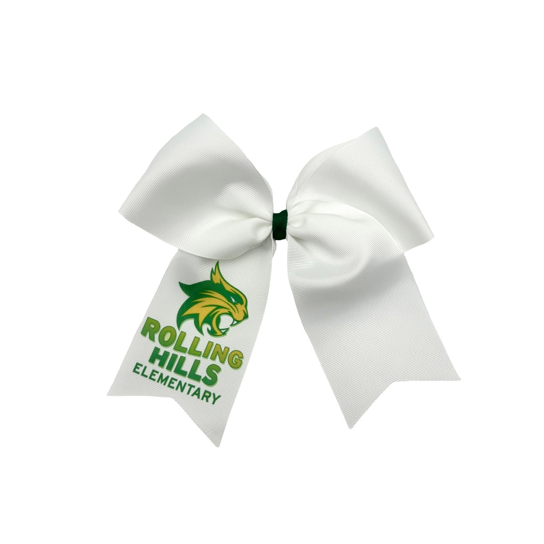 School Spirit Hair Bow- Rolling Hills Elementary School