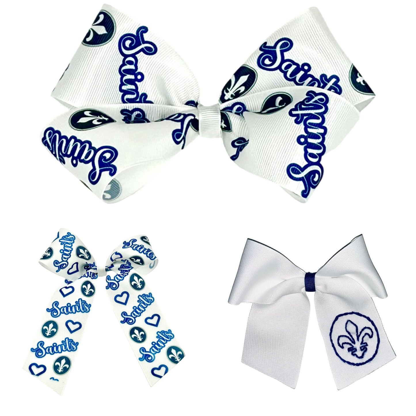 All Saints Small School Spirit Hair Bow