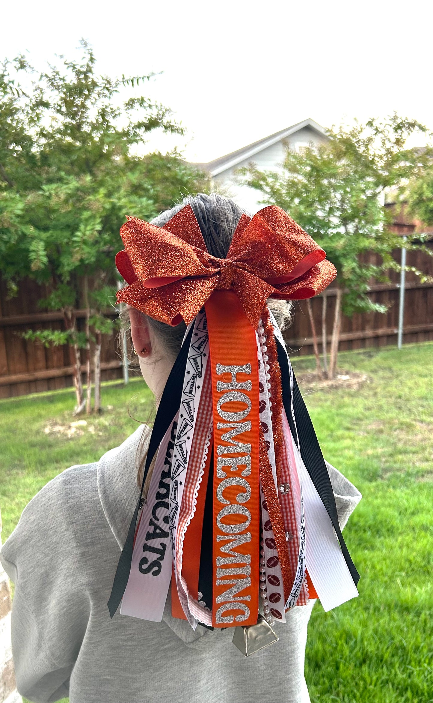 Aledo Bearcats Homecoming Mum Bow