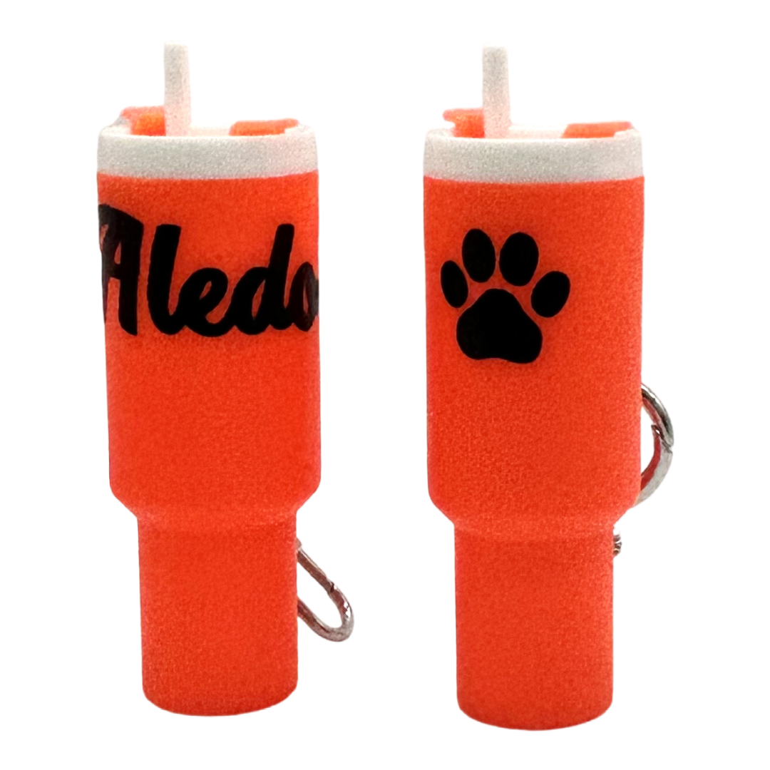 Aledo Tumbler Cup Keychain Chapstick Holder