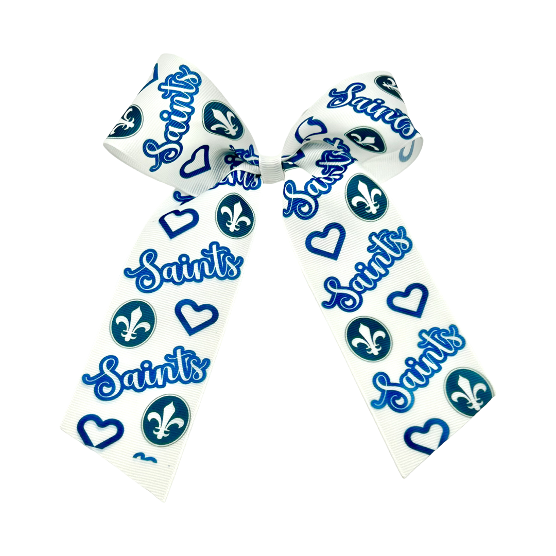 All Saints Small School Spirit Hair Bow