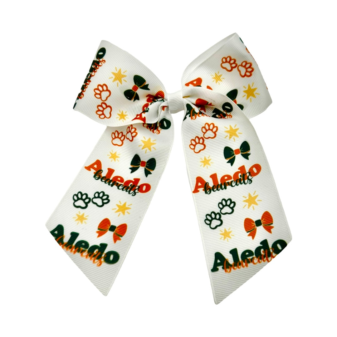 Aledo School Spirit Hair Bow