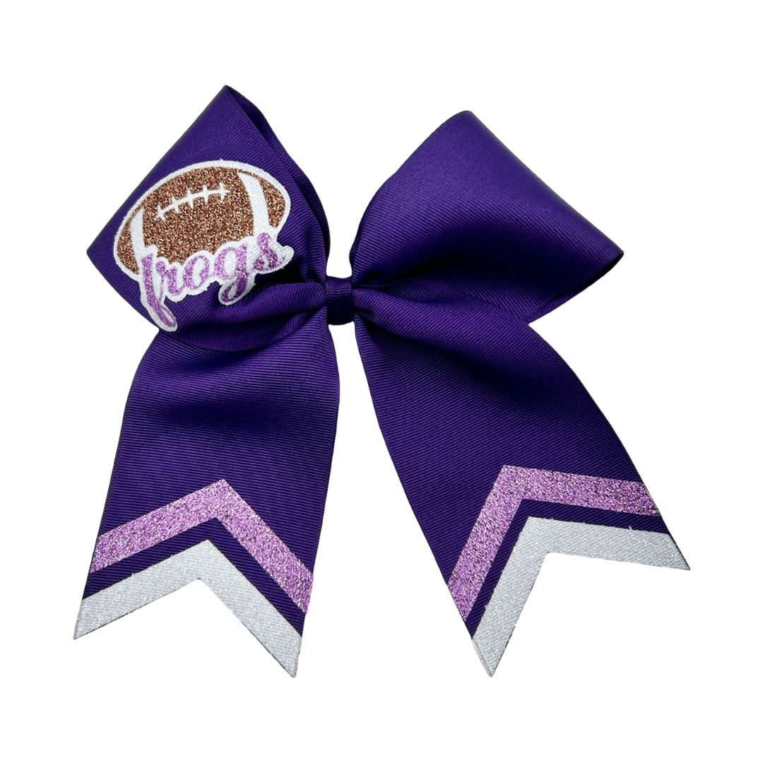 TCU Purple Frogs Bow